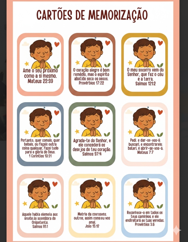 Jogo da Memória Cartões